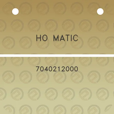 ho-matic-7040212000