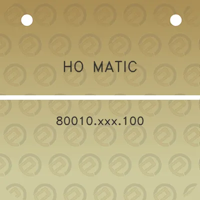 ho-matic-80010xxx100