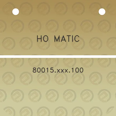 ho-matic-80015xxx100