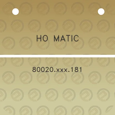 ho-matic-80020xxx181