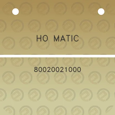 ho-matic-80020021000