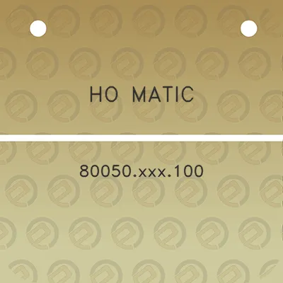 ho-matic-80050xxx100