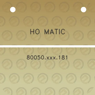 ho-matic-80050xxx181