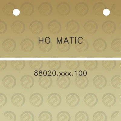 ho-matic-88020xxx100