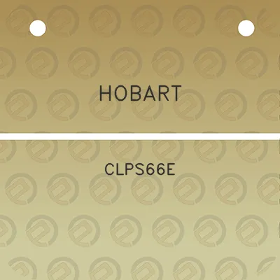 hobart-clps66e