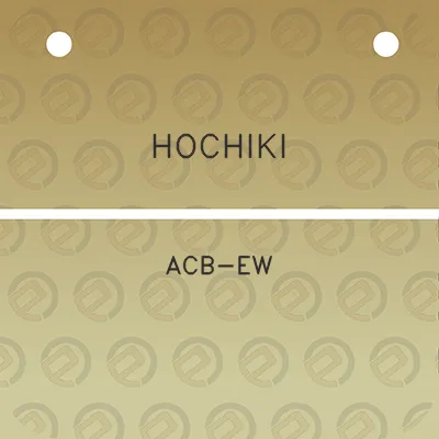 hochiki-acb-ew