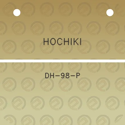 hochiki-dh-98-p