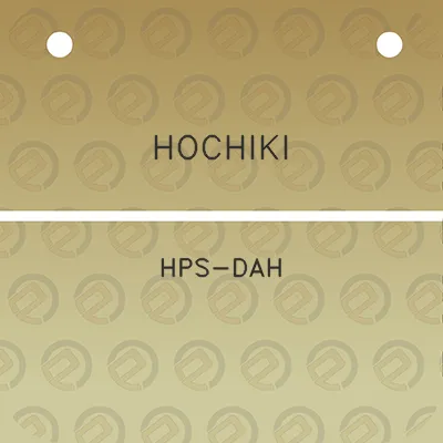 hochiki-hps-dah