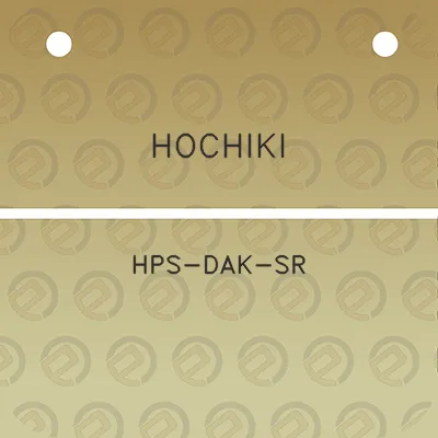 hochiki-hps-dak-sr