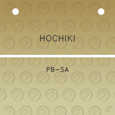 hochiki-pb-sa