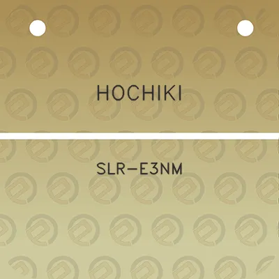 hochiki-slr-e3nm