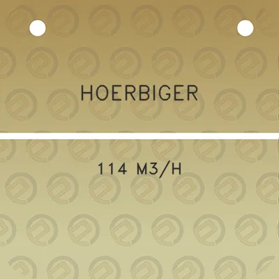 hoerbiger-114-m3h