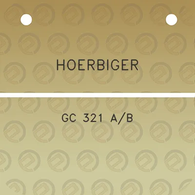 hoerbiger-gc-321-ab