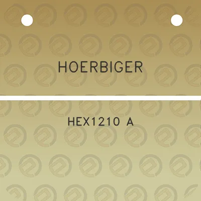 hoerbiger-hex1210-a