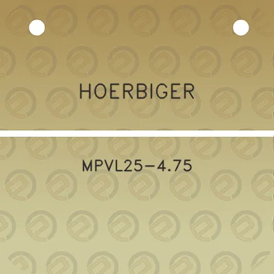 hoerbiger-mpvl25-475