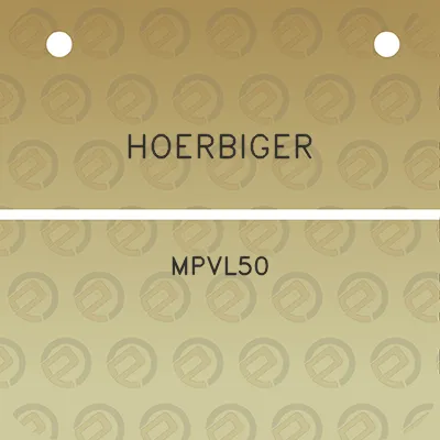 hoerbiger-mpvl50