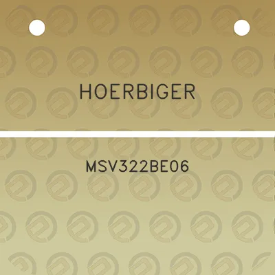 hoerbiger-msv322be06