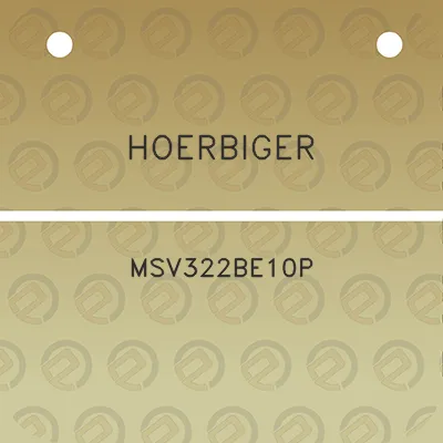 hoerbiger-msv322be10p