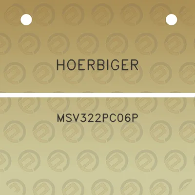 hoerbiger-msv322pc06p