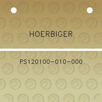 hoerbiger-ps120100-010-000