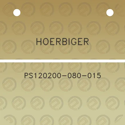 hoerbiger-ps120200-080-015