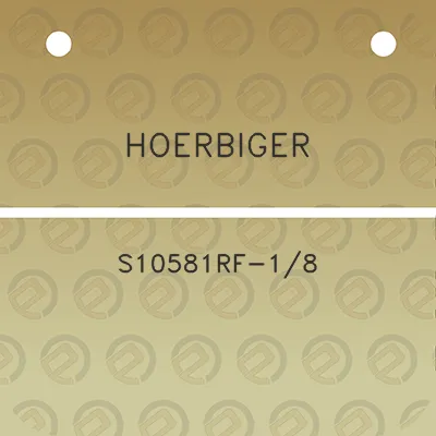 hoerbiger-s10581rf-18