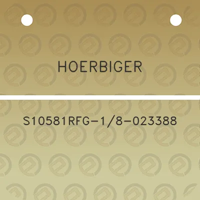 hoerbiger-s10581rfg-18-023388