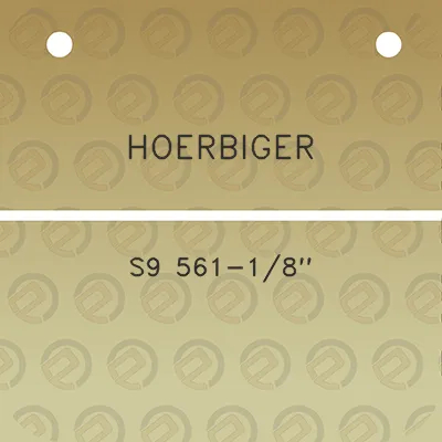 hoerbiger-s9-561-18