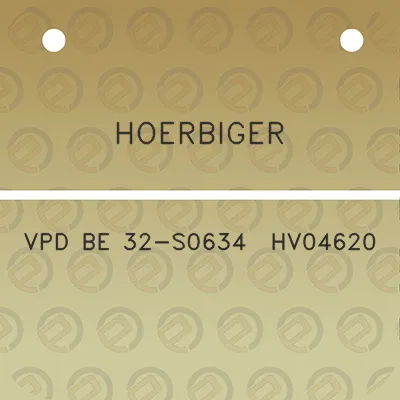 hoerbiger-vpd-be-32-s0634-hv04620