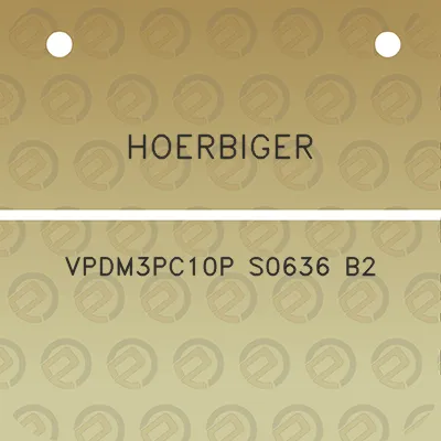 hoerbiger-vpdm3pc10p-s0636-b2