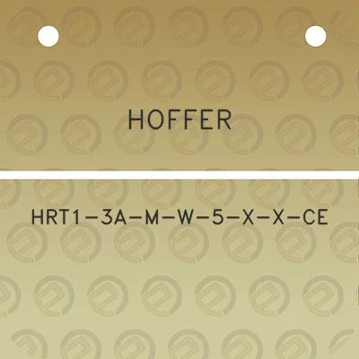 hoffer-hrt1-3a-m-w-5-x-x-ce