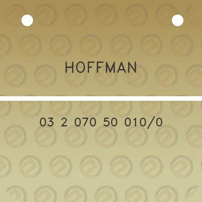 hoffman-03-2-070-50-0100