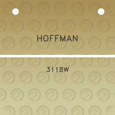 hoffman-3118w