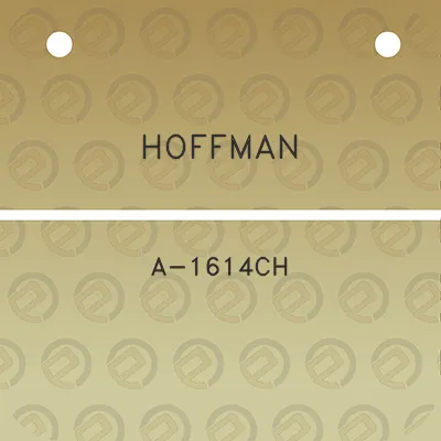 hoffman-a-1614ch