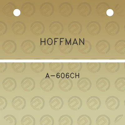 hoffman-a-606ch