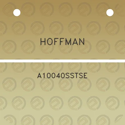 hoffman-a10040sstse