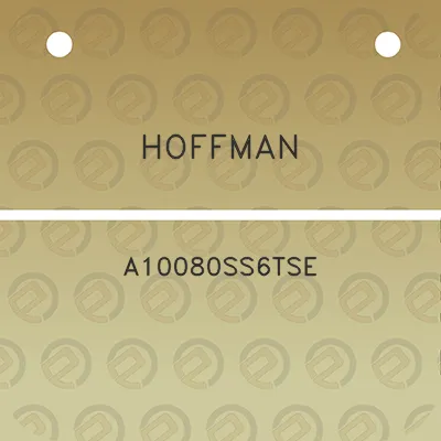 hoffman-a10080ss6tse