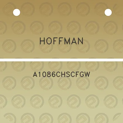 hoffman-a1086chscfgw