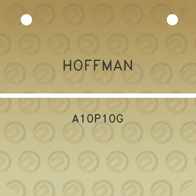 hoffman-a10p10g