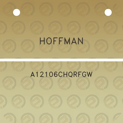 hoffman-a12106chqrfgw