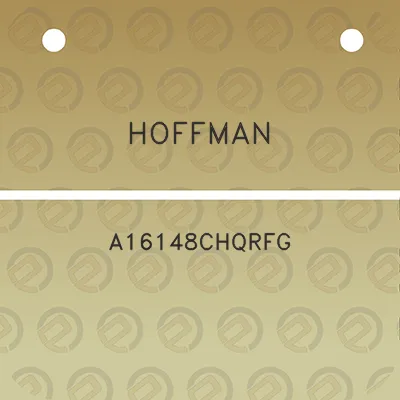 hoffman-a16148chqrfg