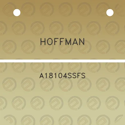 hoffman-a18104ssfs