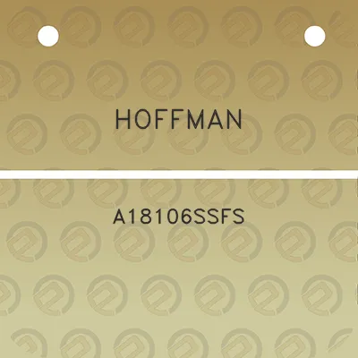 hoffman-a18106ssfs