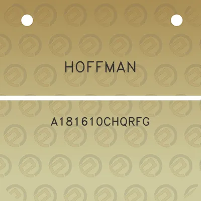 hoffman-a181610chqrfg