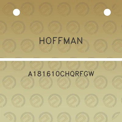 hoffman-a181610chqrfgw