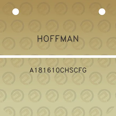 hoffman-a181610chscfg