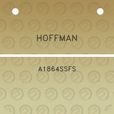 hoffman-a1864ssfs