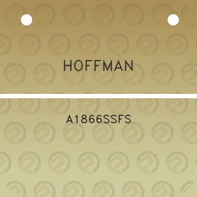 hoffman-a1866ssfs