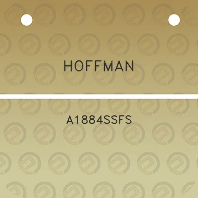 hoffman-a1884ssfs