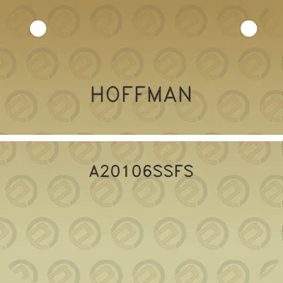 hoffman-a20106ssfs